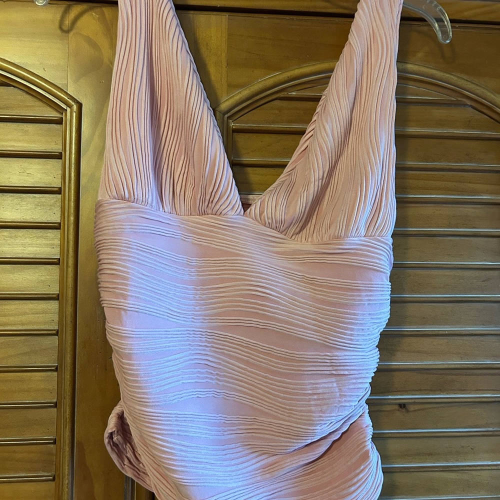 SHEIN Blush Pink Textured Top